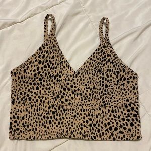 Cheetah print tank from Brandy Melville